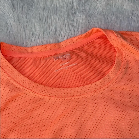 Danskin Now Women's Long Sleeve size xsmall Performance T-Shirt orange workout - Picture 6 of 10